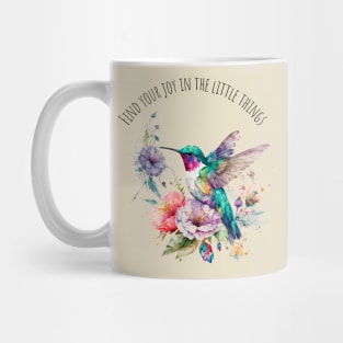 Watercolor Hummingbird | Motivational Quotes Mug